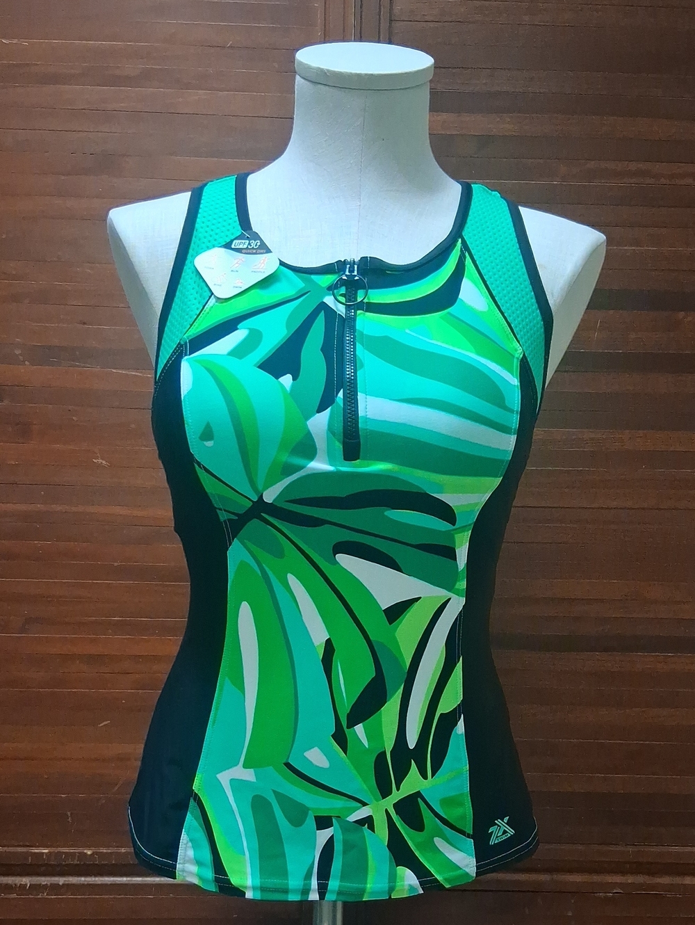 Women's XS (6) ZeroXposur Tankini Top NWT